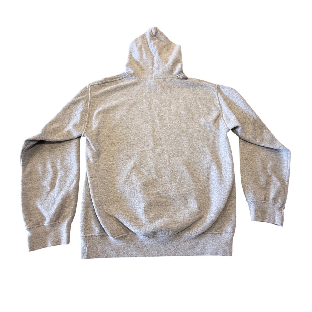 Gildan Superchronics Seattle Space Needle Cannabis Graphic Hoodie Gray Small - Picture 4 of 11